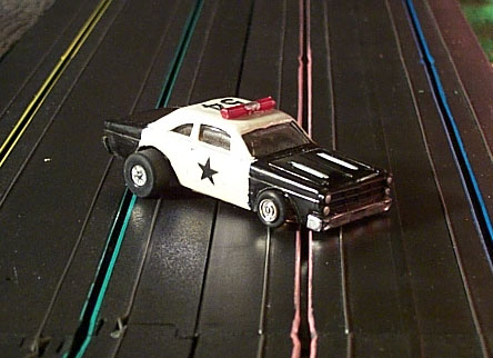 3/4 shot of my cop car